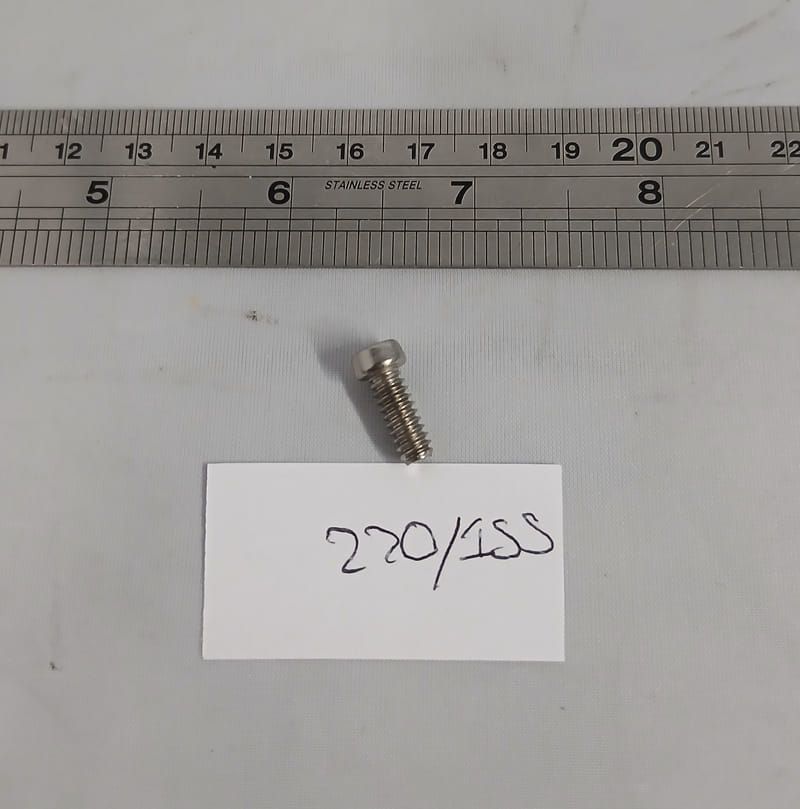 3/16 BSW X 3/8 LONG SOCKET CAP SCREW