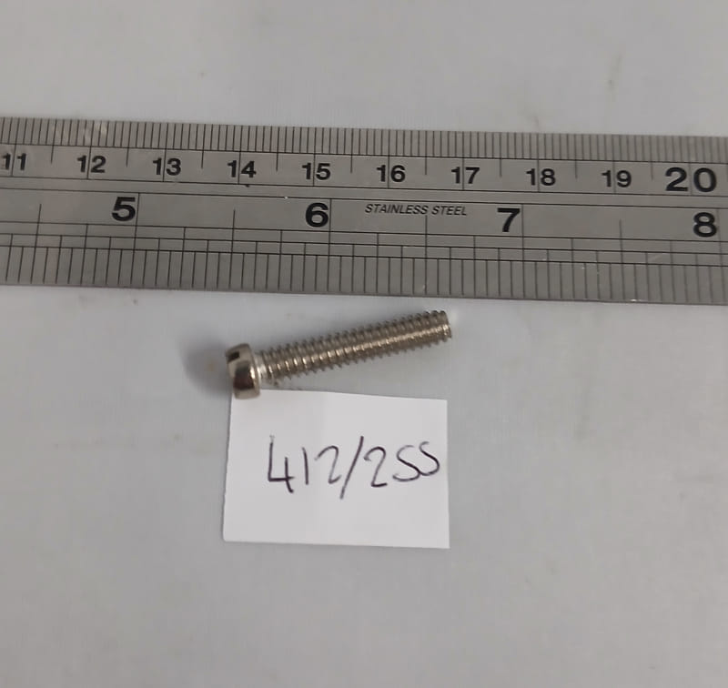 3/16 BSW X 1 LONG CHEESE HEAD SCREW