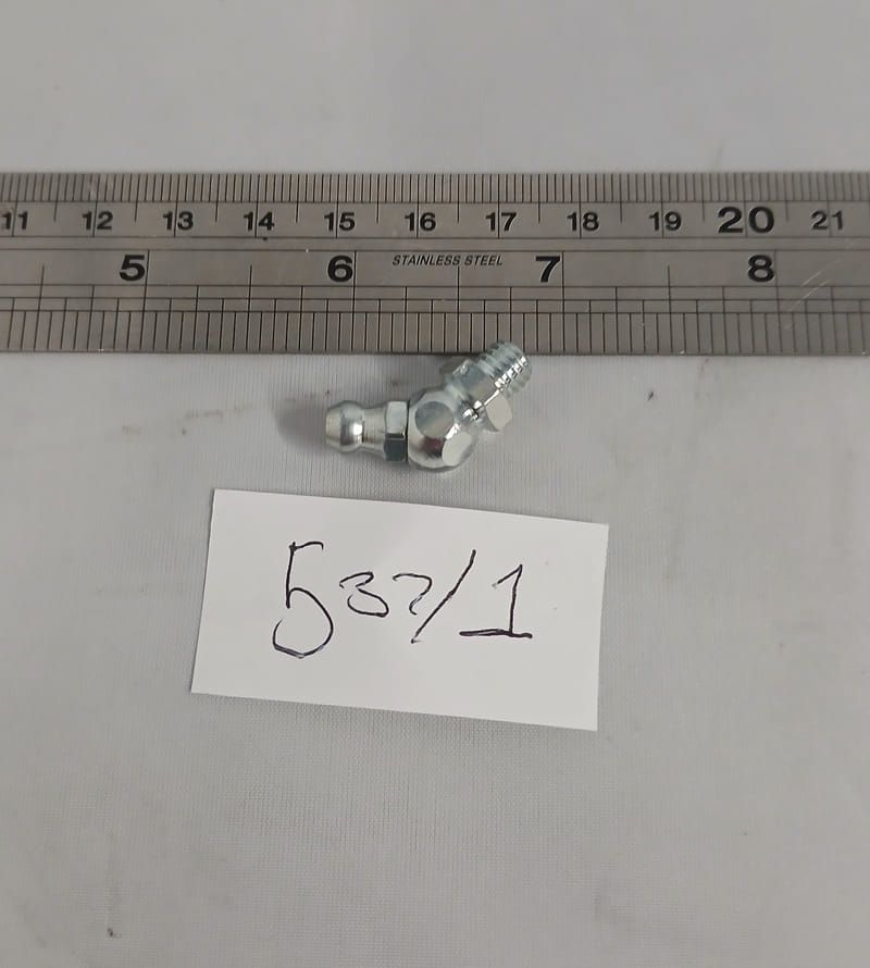 1/4BSF ANGLED GREASE NIPPLE (GUN FITTING)
