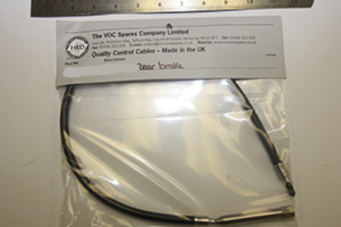 TWIN REAR BRAKE CABLE