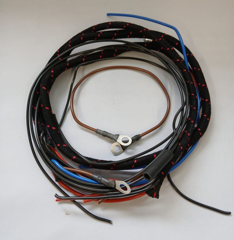 WIRING LOOM B&C with braided outer covering