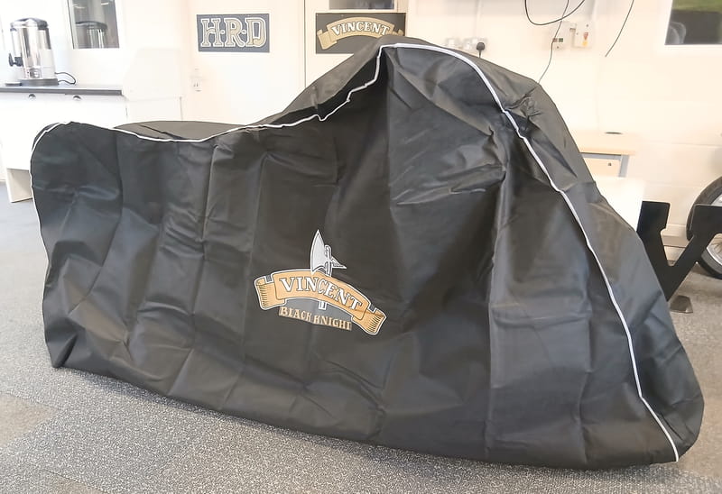 MOTORCYCLE COVER WITH LOGO, D BLACK KNIGHT
