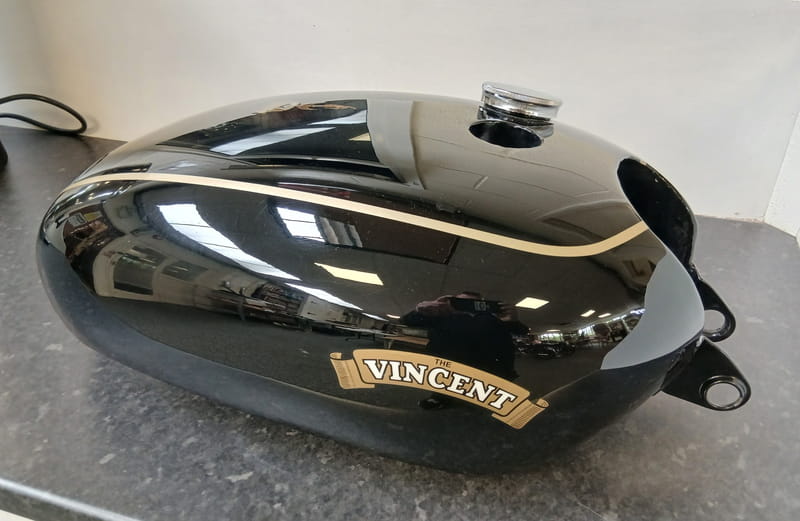 PETROL TANK, PAINTED VINCENT