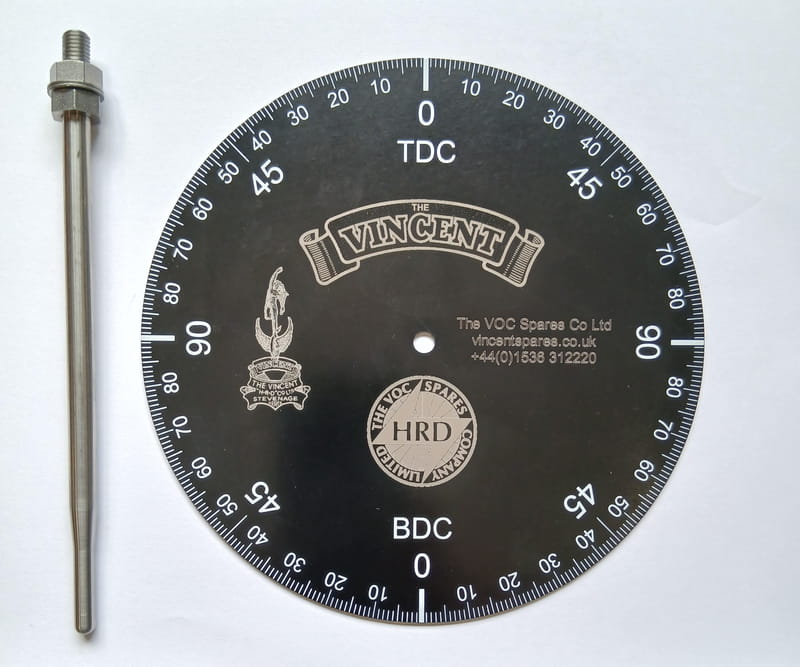 DEGREE PLATE AND STEM